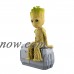 eKids Marvel Guardians of the Galaxy Dancing Groot â€“ NEW Talking I Am Groot Featuring Little Groot! Voice & Sound Activated Dancing Mini Groot with In-built Music   